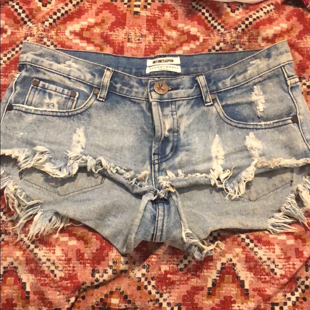 One teaspoon denim shorts
